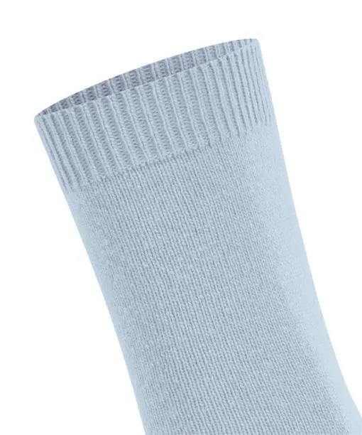 Women Cosy Wool Women Socks Light Blue FALKE Socks