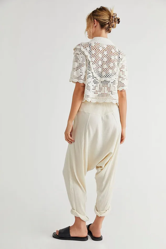 Women CoverUps Free People Shaka To Me Pants Ecru