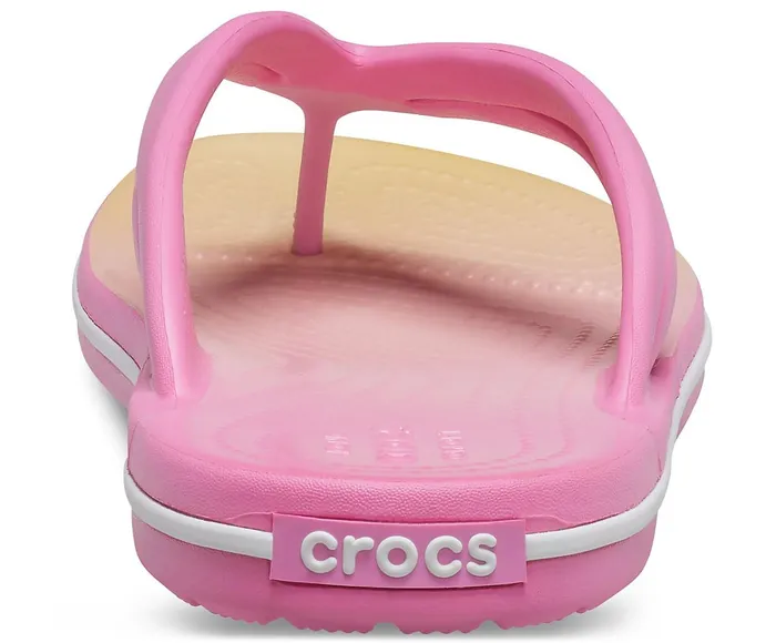 Women Crocband Ombre Flip Pink Lemonade Multi Crocs FlipFlops