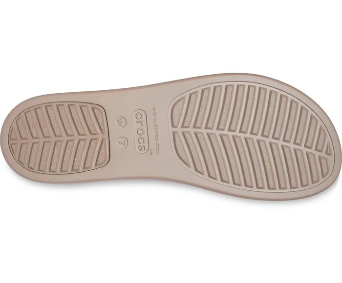 Women Crocs Brooklyn Low Wedge Flame Mushroom Crocs Sandals