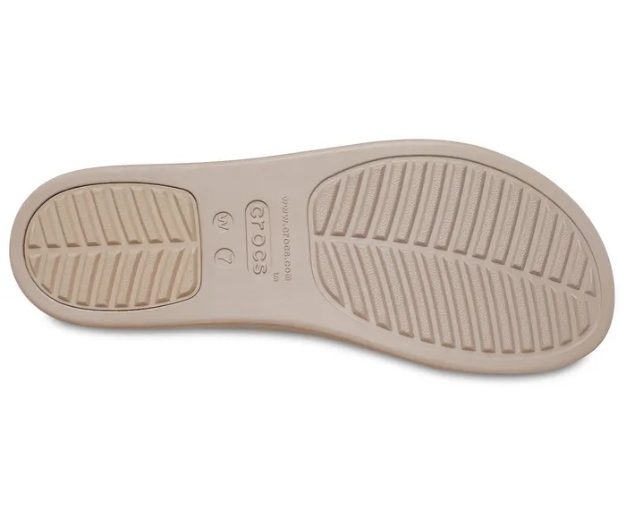 Women Crocs Brooklyn Low Wedge Pale Blush Mushroom Crocs Sandals