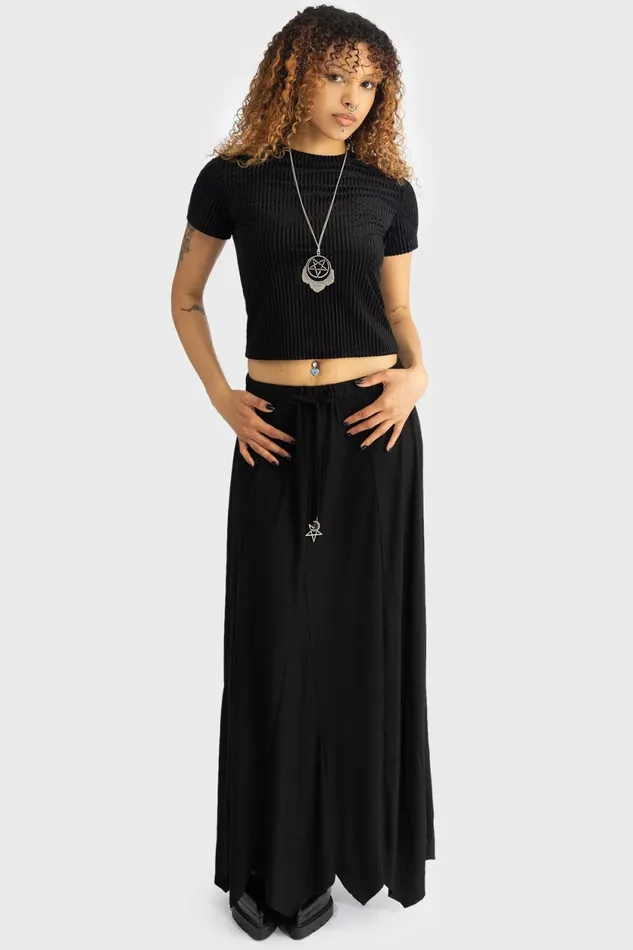 Women Crop Killstar Lunisolar Top