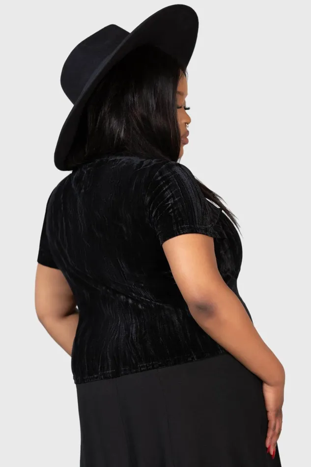 Women Crop Killstar Prospector039s Harvest Crop Top