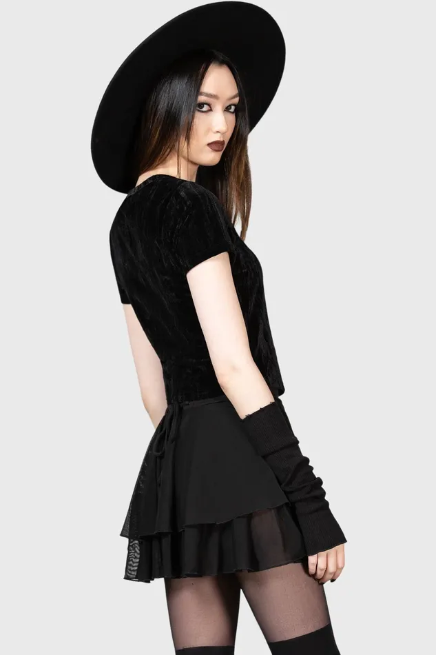 Women Crop Killstar Prospector039s Harvest Crop Top
