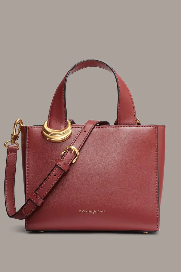 Women Crossbody Bags And Satchels Donna Karan HEWLETT CROSSBODY Claret