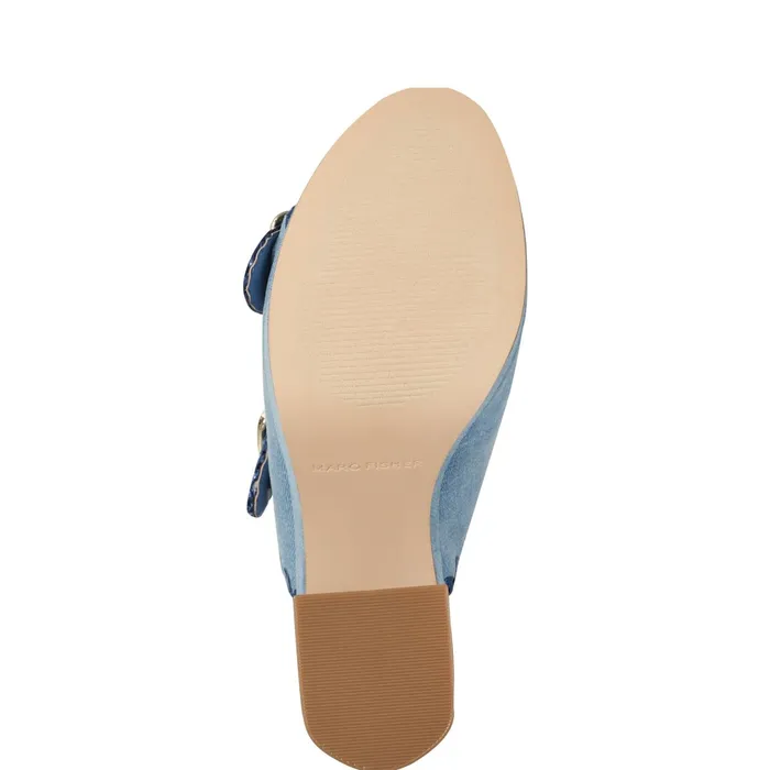 Women Dalen Platform Sandal Medium Blue Marc Fisher Sandals