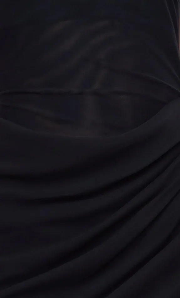 Women Dresses Bec Bridge AIDA DRAPED MAXI DRESS Black