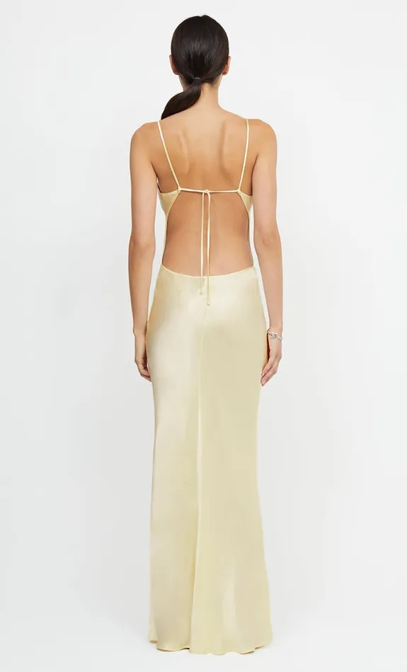 Women Dresses Bec Bridge CEDAR CITY MAXI DRESS Ice Yellow