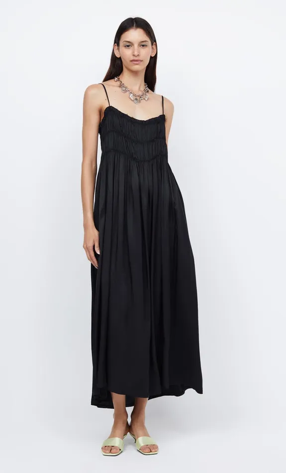 Women Dresses Bec Bridge DALI MAXI SHIFT DRESS Black