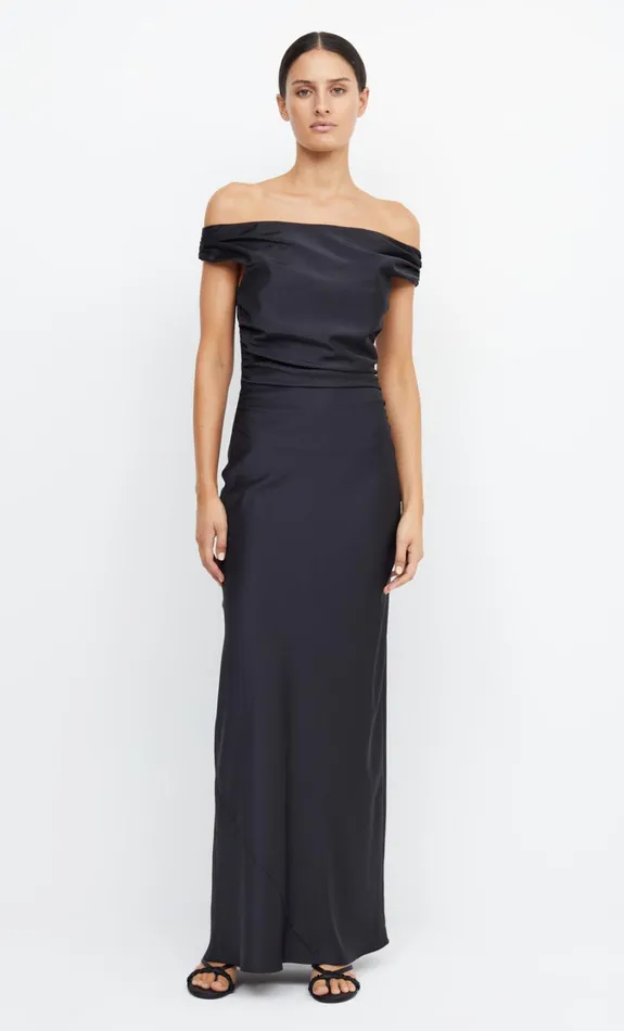 Women Dresses Bec Bridge ETERNITY OFF SHOULDER MAXI Black