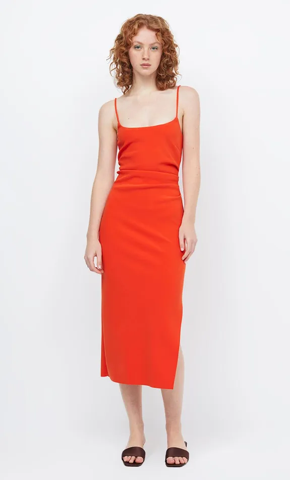 Women Dresses Bec Bridge JESSI MIDI DRESS Fire