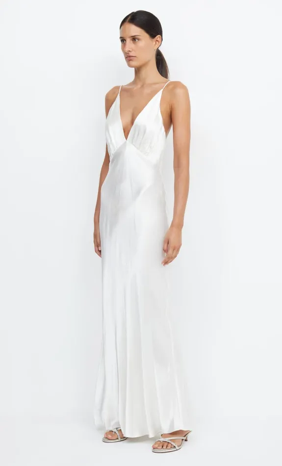 Women Dresses Bec Bridge MOON DANCE V MAXI DRESS Ivory