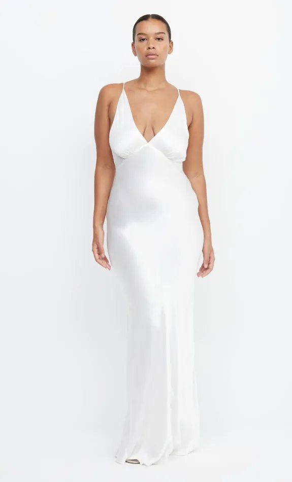 Women Dresses Bec Bridge MOON DANCE V MAXI DRESS Ivory