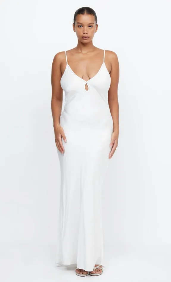 Women Dresses Bec Bridge PARADISE BEADED MAXI DRESS Ivory