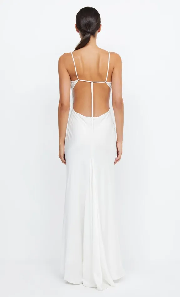 Women Dresses Bec Bridge PARADISE BEADED MAXI DRESS Ivory