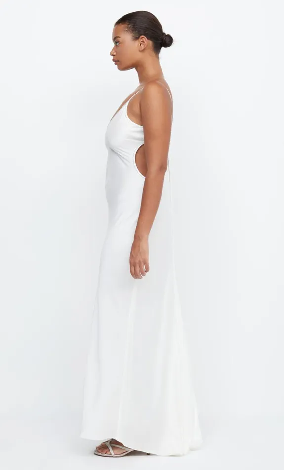 Women Dresses Bec Bridge PARADISE BEADED MAXI DRESS Ivory