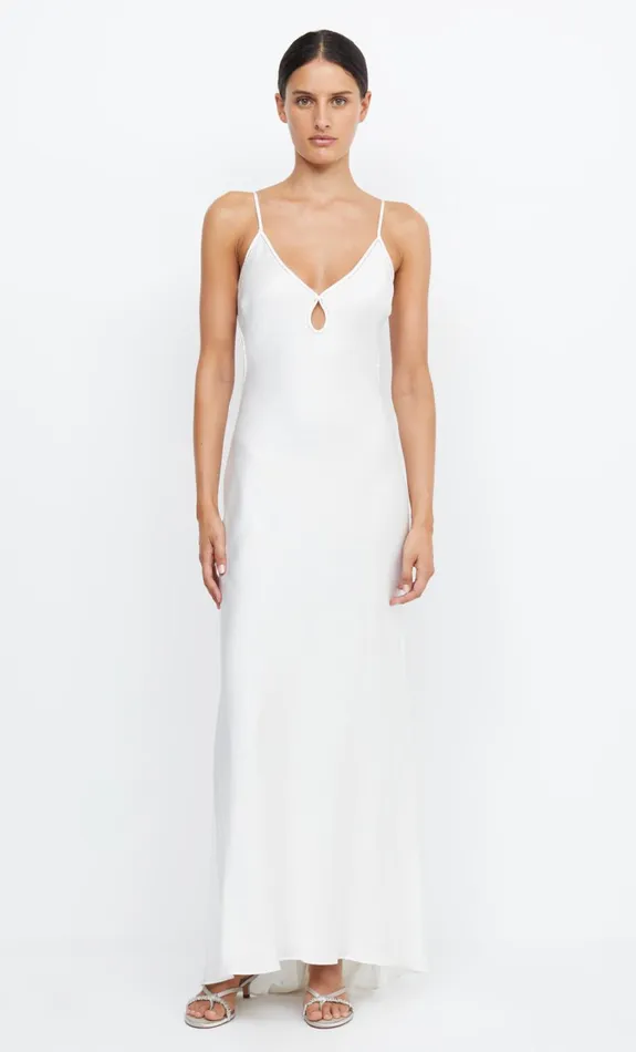Women Dresses Bec Bridge PARADISE BEADED MAXI DRESS Ivory