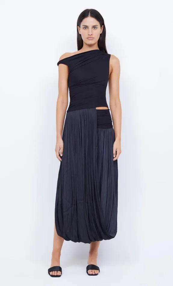 Women Dresses Bec Bridge SERENE BOATNECK MAXI DRESS Black