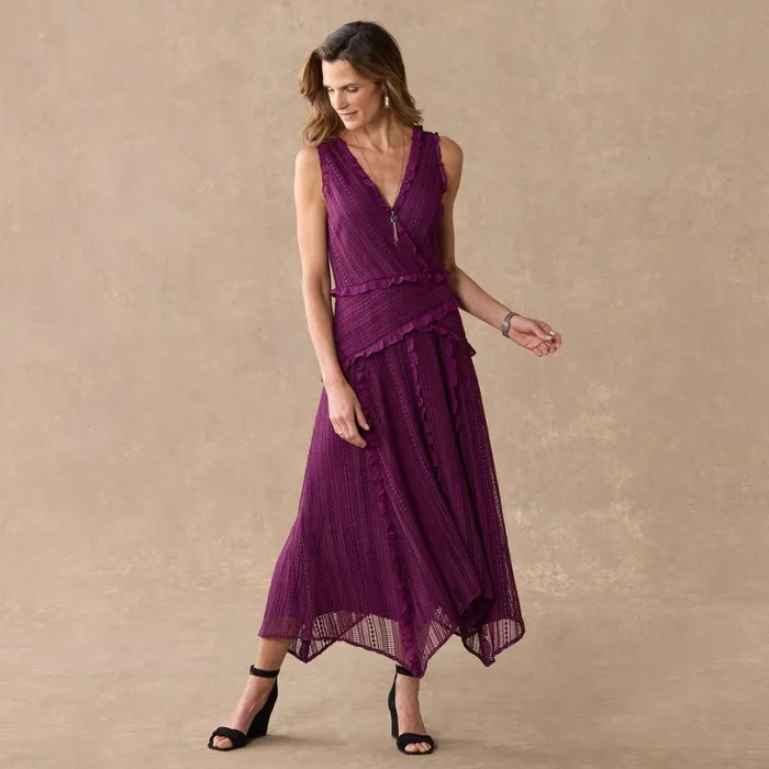 Women Emma Lynn Dress Petite Aubergine Sundance Catalog Petite Styles