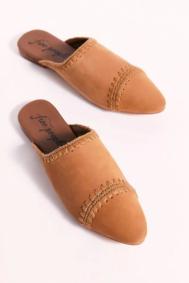 Women Flats Menswear Free People San Marino SlipOn Flats Tan