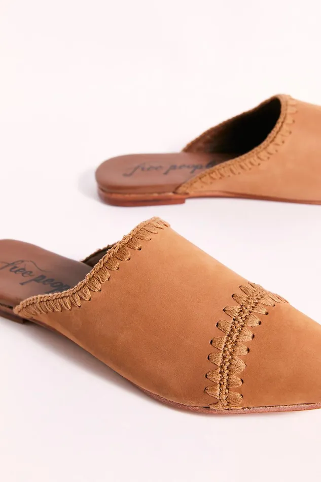 Women Flats Menswear Free People San Marino SlipOn Flats Tan