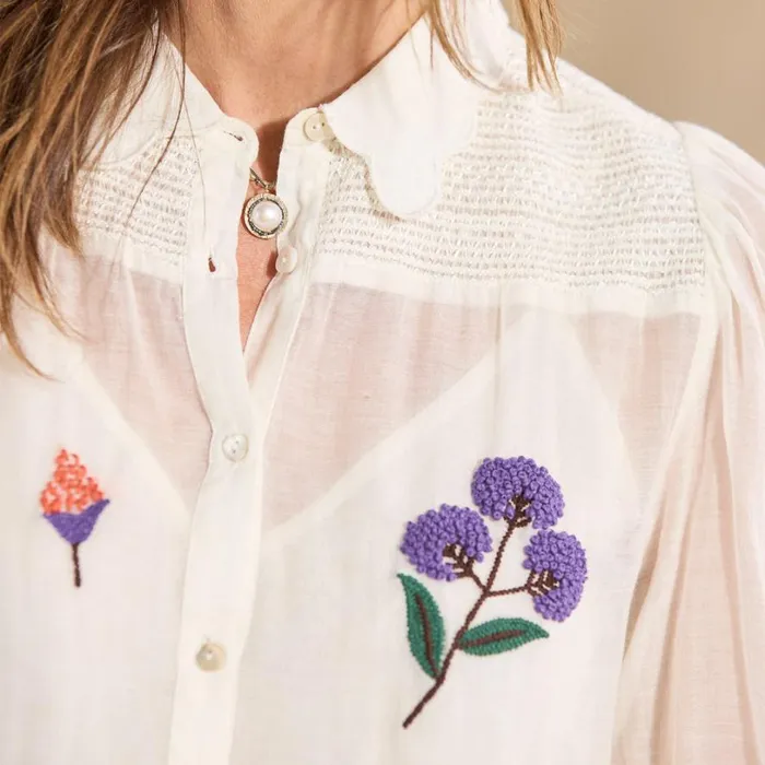 Women Floriana Bloom Shirt Petite Marshmallow Sundance Catalog Petite Styles Women Floriana Bloom Shirt Petite Marshmallow Sundance Catalog Petite Styles