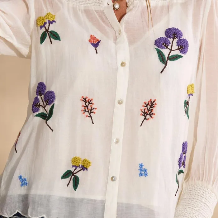 Women Floriana Bloom Shirt Petite Marshmallow Sundance Catalog Petite Styles Women Floriana Bloom Shirt Petite Marshmallow Sundance Catalog Petite Styles