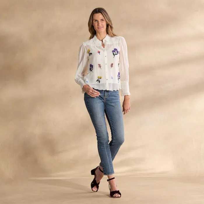 Women Floriana Bloom Shirt Petite Marshmallow Sundance Catalog Petite Styles Women Floriana Bloom Shirt Petite Marshmallow Sundance Catalog Petite Styles