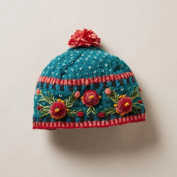 Women Frosty Blooms Beanie Raisin Sundance Catalog Hats Women Frosty Blooms Beanie Raisin Sundance Catalog Hats