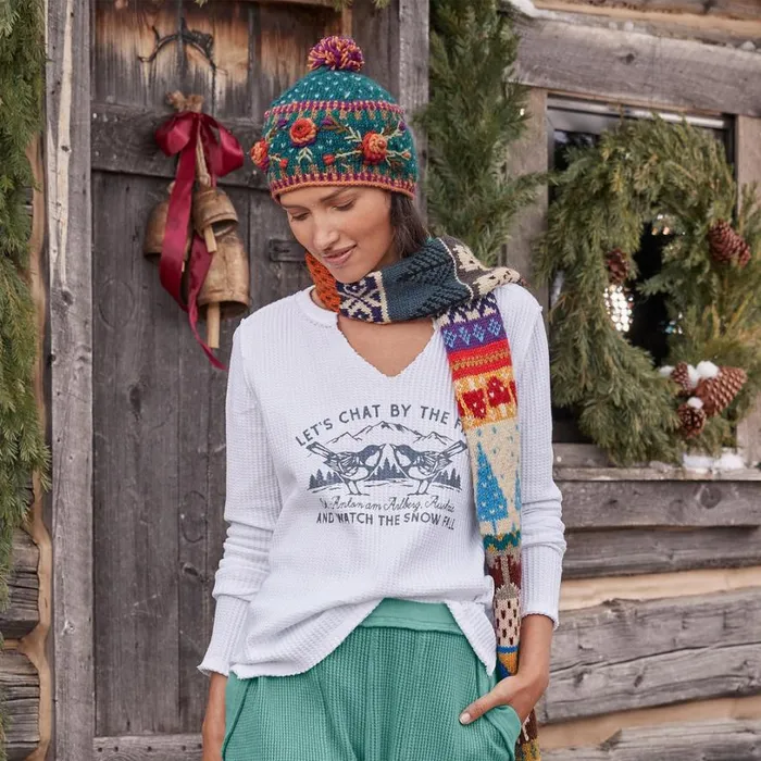 Women Frosty Blooms Beanie Raisin Sundance Catalog Hats Women Frosty Blooms Beanie Raisin Sundance Catalog Hats