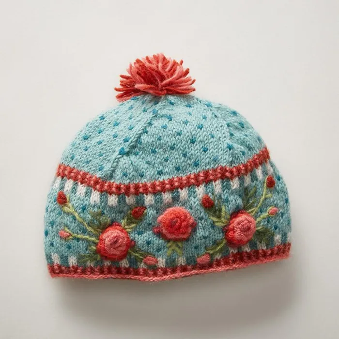 Women Frosty Blooms Beanie Raisin Sundance Catalog Hats Women Frosty Blooms Beanie Raisin Sundance Catalog Hats