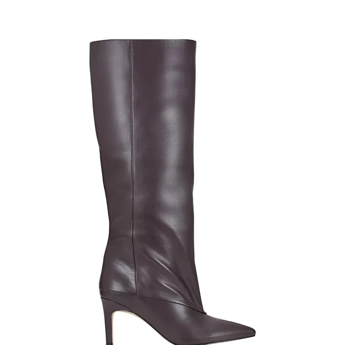 Women Gentle Dress Boot Dark Red Leather Marc Fisher Dress Boots