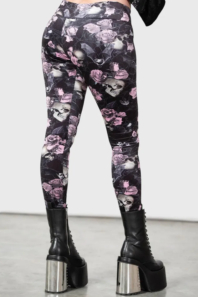 Women Going Out Killstar Hematite Leggings BLACKPINK