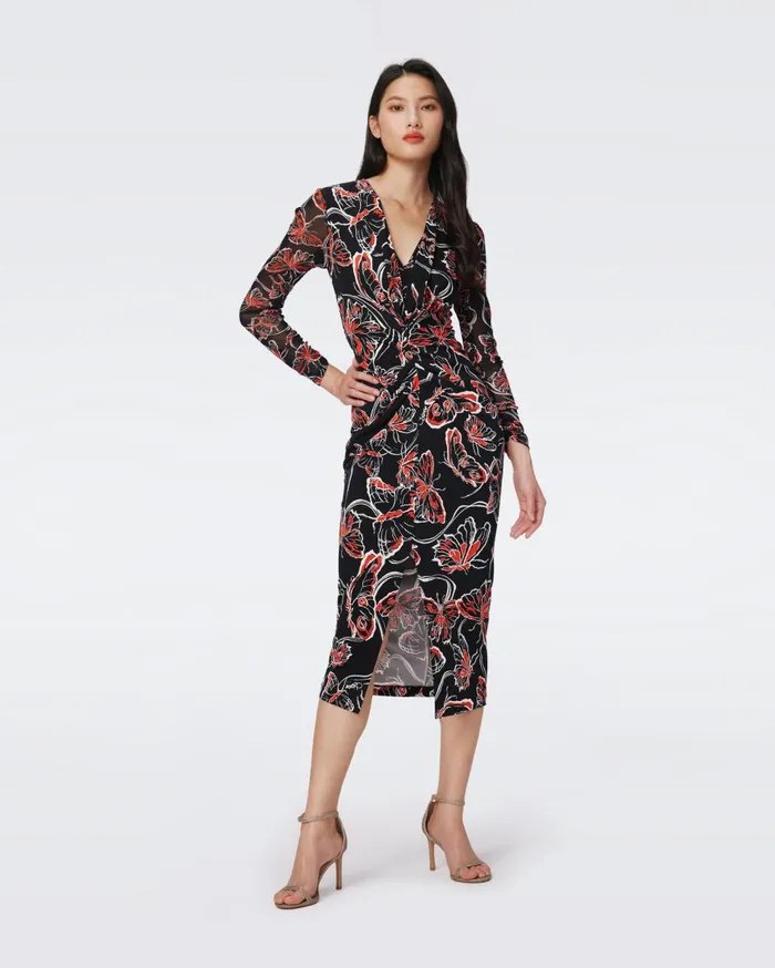 Women Hades Dress Tiny Flutterfly DVF Dresses
