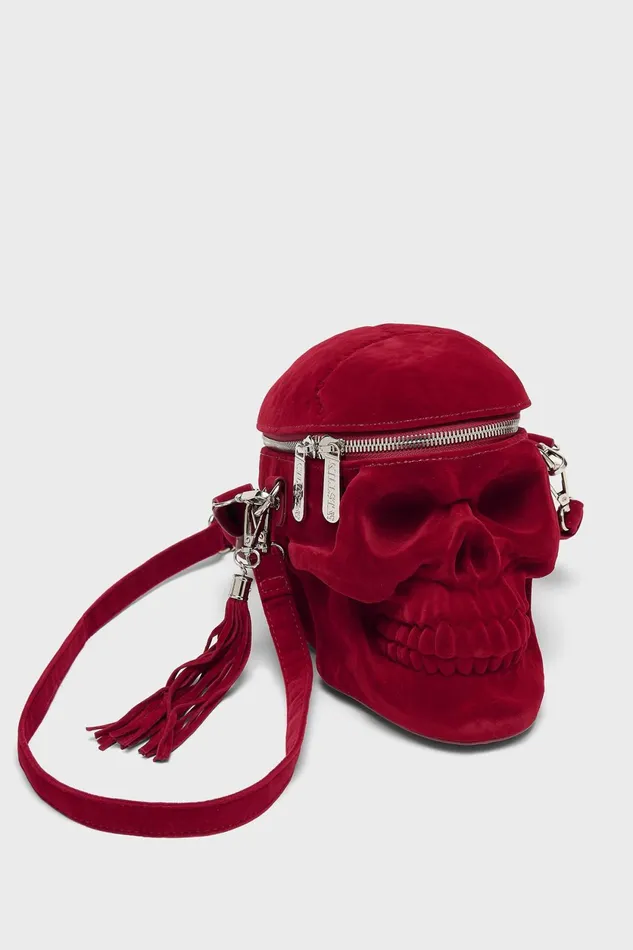 Women Handbags Killstar Grave Digger Skull Handbag BLOOD