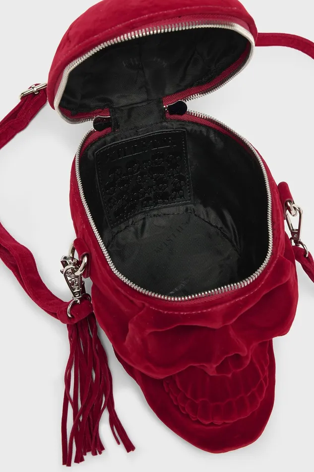 Women Handbags Killstar Grave Digger Skull Handbag BLOOD