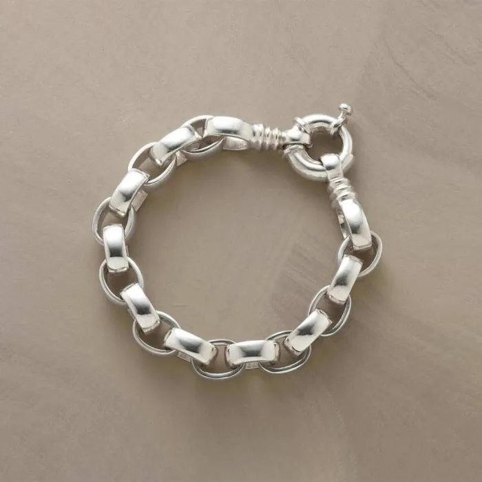 Women Handmade Silver Link Bracelet Sundance Catalog Bracelets