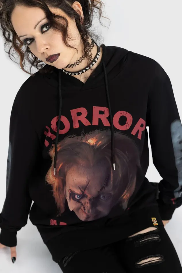 Women Hoodies Killstar Farewell Pal Hoodie