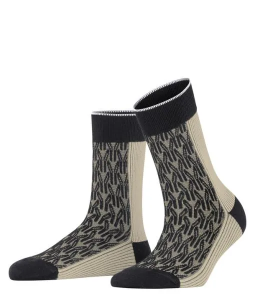 Women Immersive Mesh Women Socks Black FALKE Socks