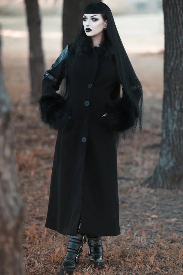 Women Jackets and Coats Killstar Madame Mayhem Coat