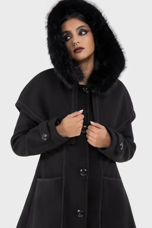 Women Jackets and Coats Killstar Tokyo Babe Coat