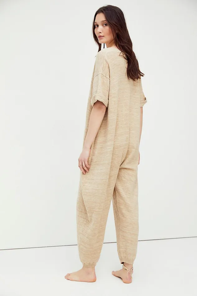 Women Jumpsuits Free People Everyday Sweater One Piece Oatmeal