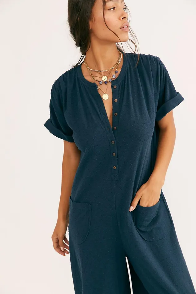 Women Jumpsuits Free People My Go To Jumper High Tide