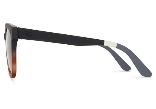 Women Juniper Matte Black Honey Tortoise Fade W Soft Touch Finish TOMS Sunglasses