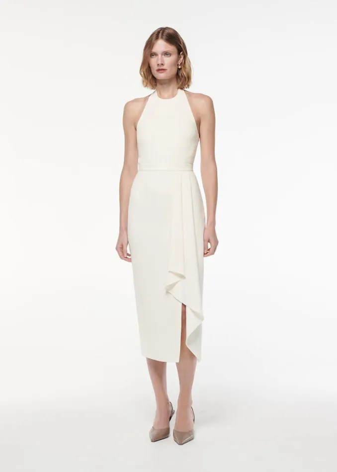 Women Knitwear Roland Mouret Halter Neck Flat Knit Bodysuit