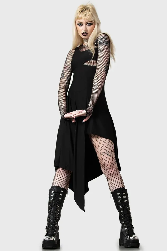 Women Maxi Killstar Corvia Asymmetric Dress