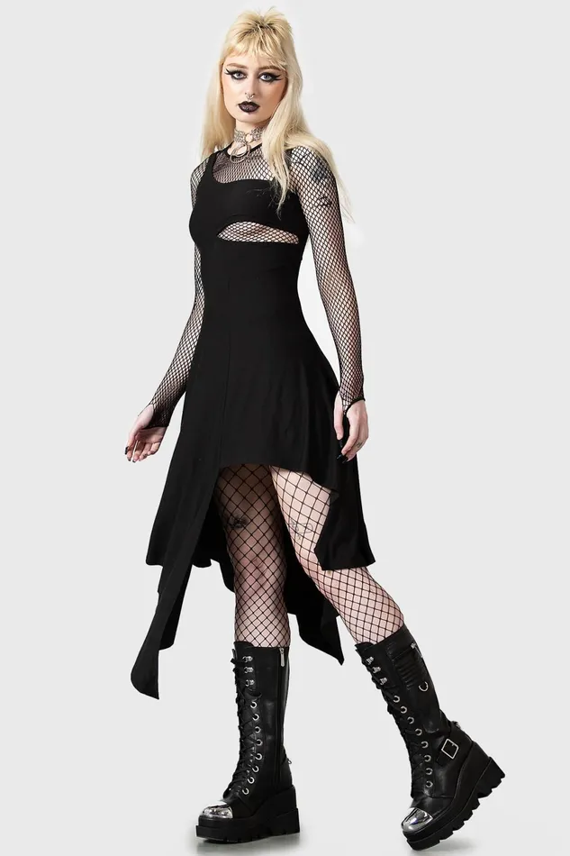 Women Maxi Killstar Corvia Asymmetric Dress
