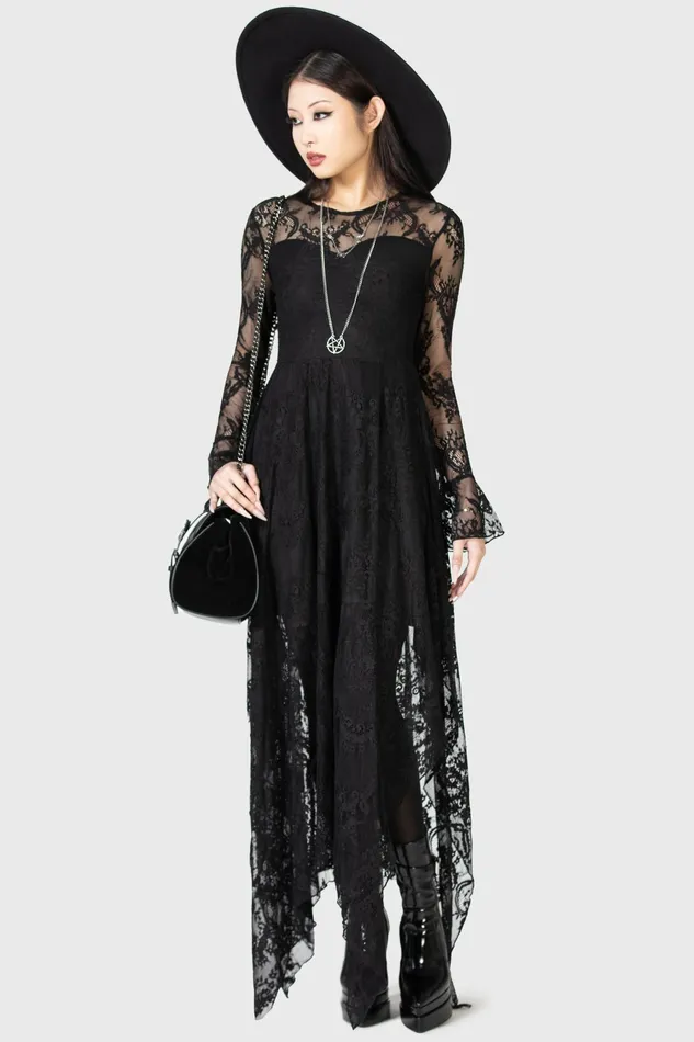 Women Maxi Killstar Shadow Figure Maxi Dress