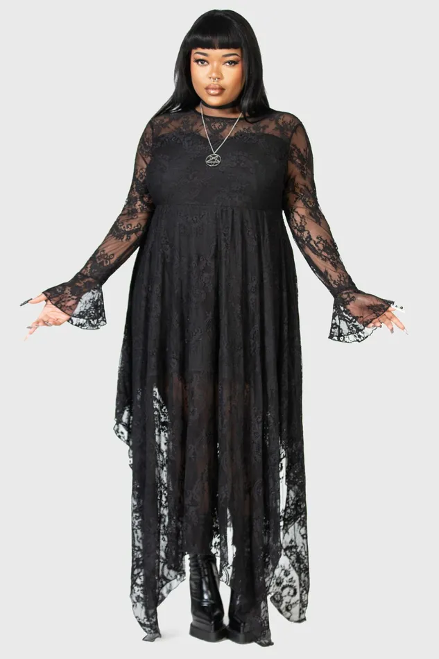 Women Maxi Killstar Shadow Figure Maxi Dress