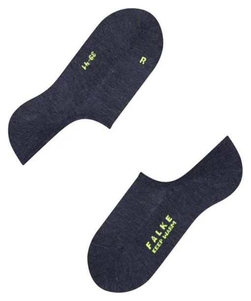WomenMen Keep Warm Unisex No Show Socks Dark Sapphire FALKE No Show Socks